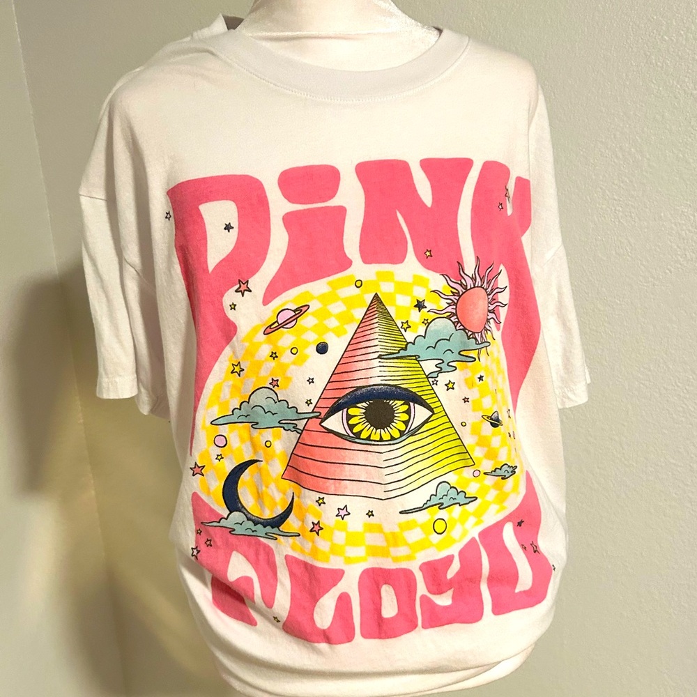 American Eagle AEO Pink Floyd Graphic Band Tee